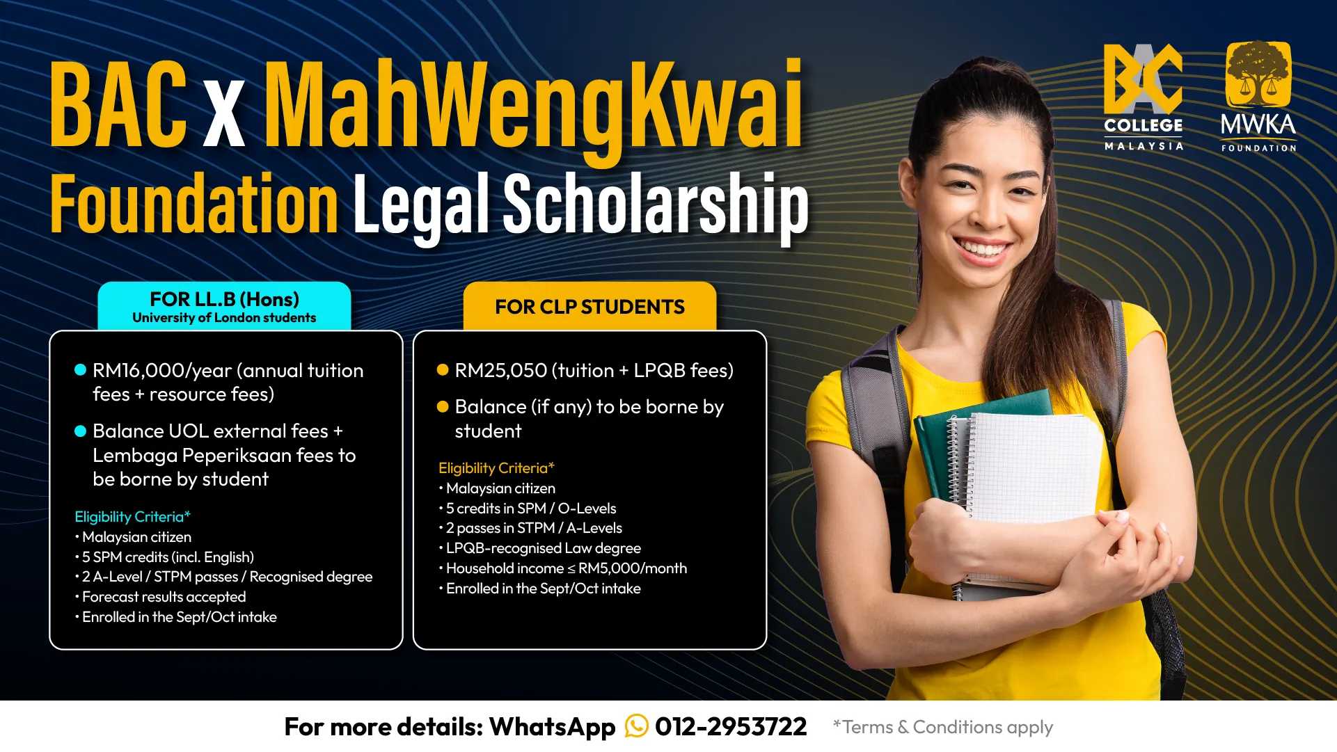 BAC x MahWengKwai Foundation Legal Scholarship