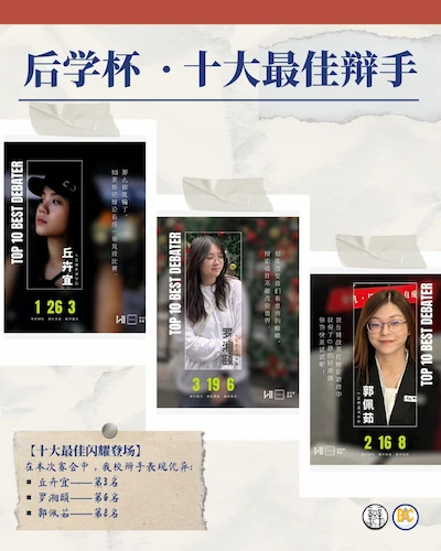 BAC Chinese Debate Club Crowned Champions at Houxuebei 7.0