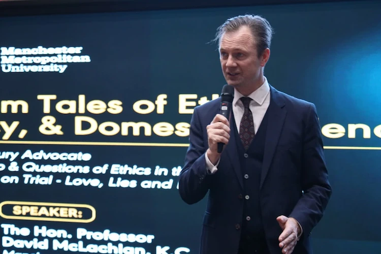 Courtroom Tales of Ethics, Advocacy, & Domestic Violence with The Hon. Professor David McLachlan, King’s Counsel